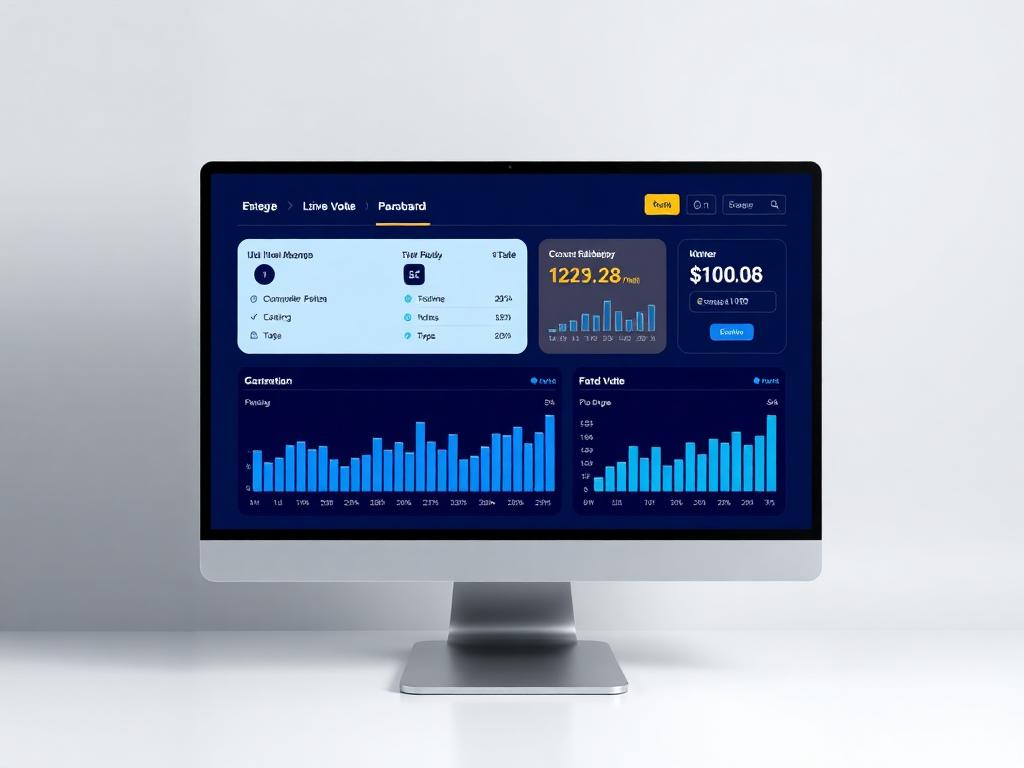 Awards Voting Platform Concept interface mockup